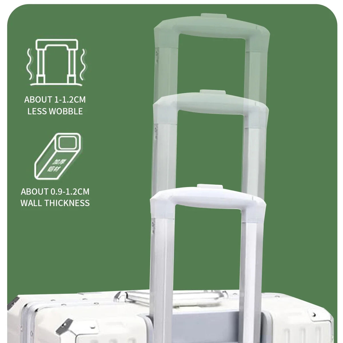 Aluminum Frame Rolling Suitcase