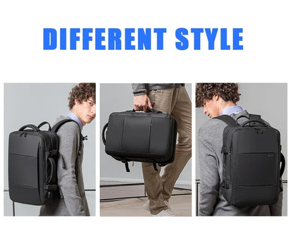 Executive 45L Expandable Backpack Black