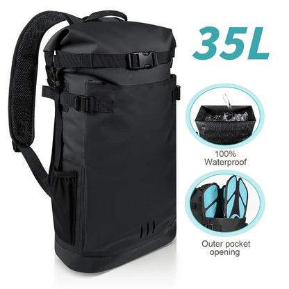 Large Capacity Swimming Waterproof Backpack, Beach, Drifting, Surfing, Diving, Waterproof Backpack 35L Dry Pack
