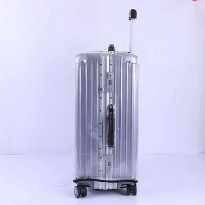 NNEIDS Waterproof Pvc Trolley Suitcase Cover - 26 Inch Rimless Transparent Dustproof
