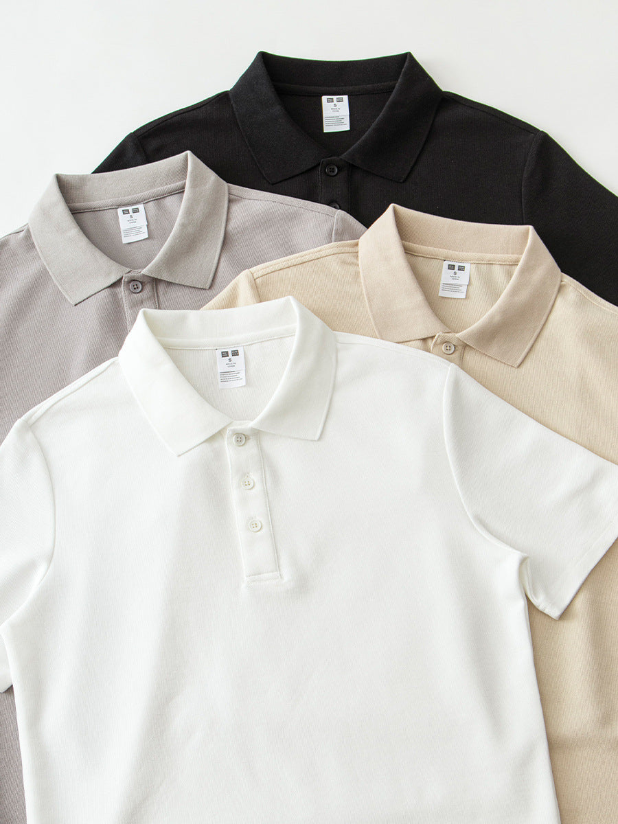 Men's Cotton Polo Shirt Short Sleeve Casual