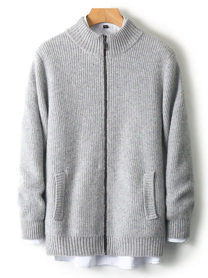 Mens Wool Cardigan