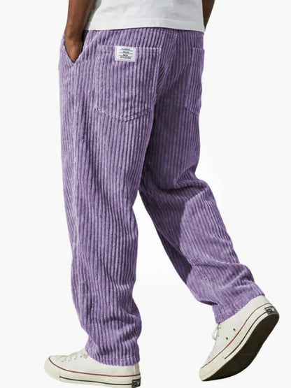 Mens Straight Leg Casual Pants