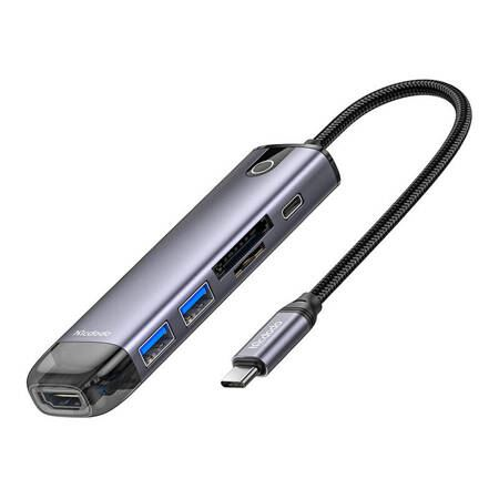 Mcdodo USB-C HUB szürke (HU-7740)