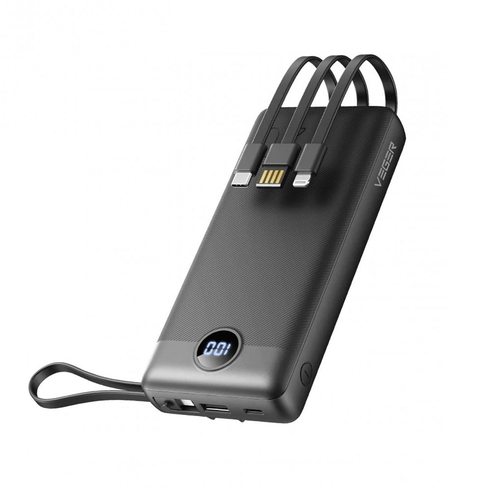 Veger VP2047 Power Bank 20000mAh - Fekete