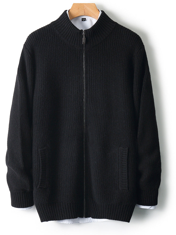 Mens Wool Cardigan