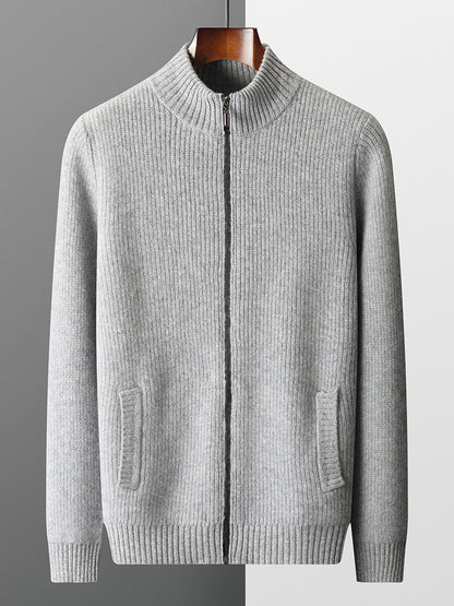 Mens Wool Cardigan