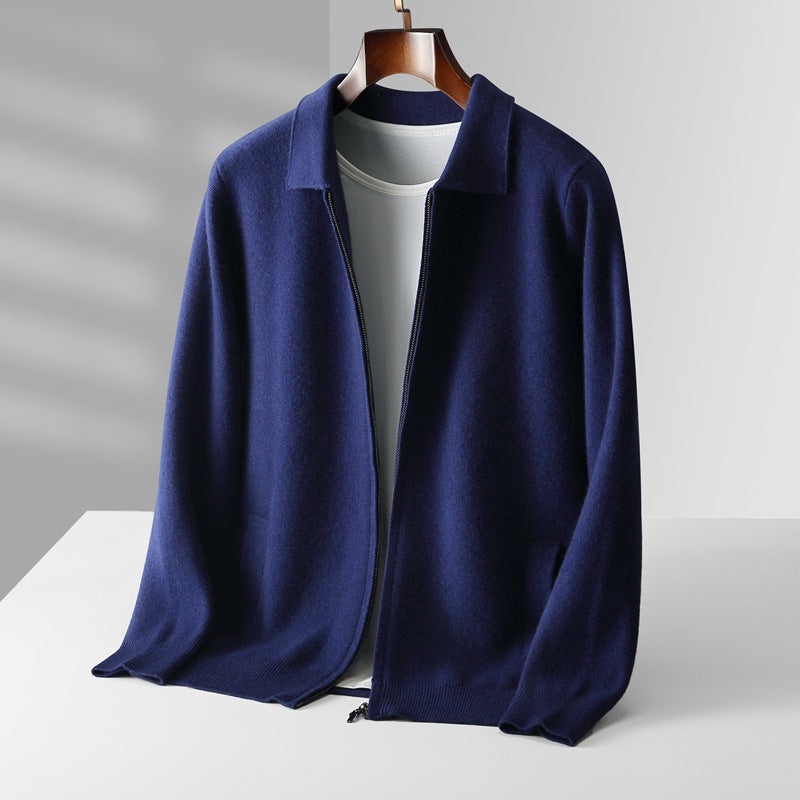 Mens Wool Cardigan