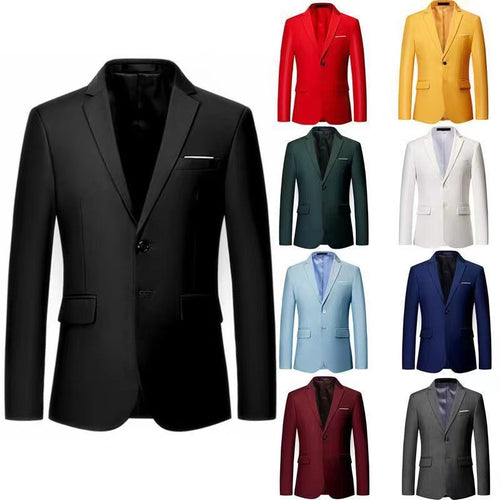 Mens Slim Fit Suit Jacket