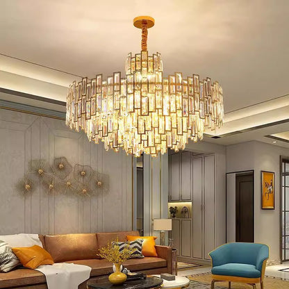 Modern Crystal Chandelier LED Lighting for Living Room Dining