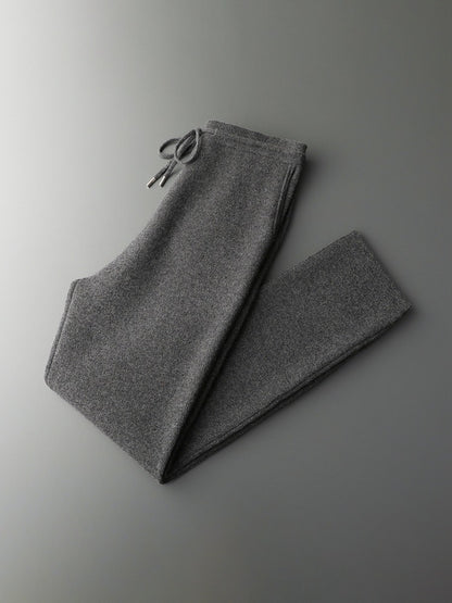 Mens Wool Sweater Zipper Cardigan Set