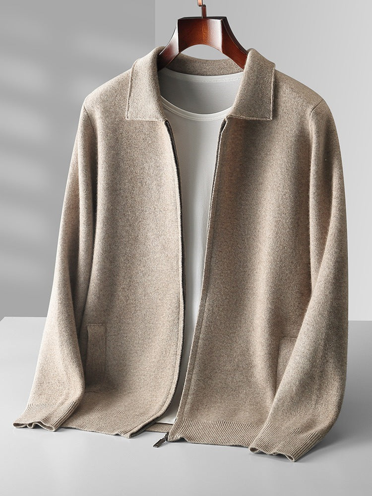 Mens Wool Cardigan