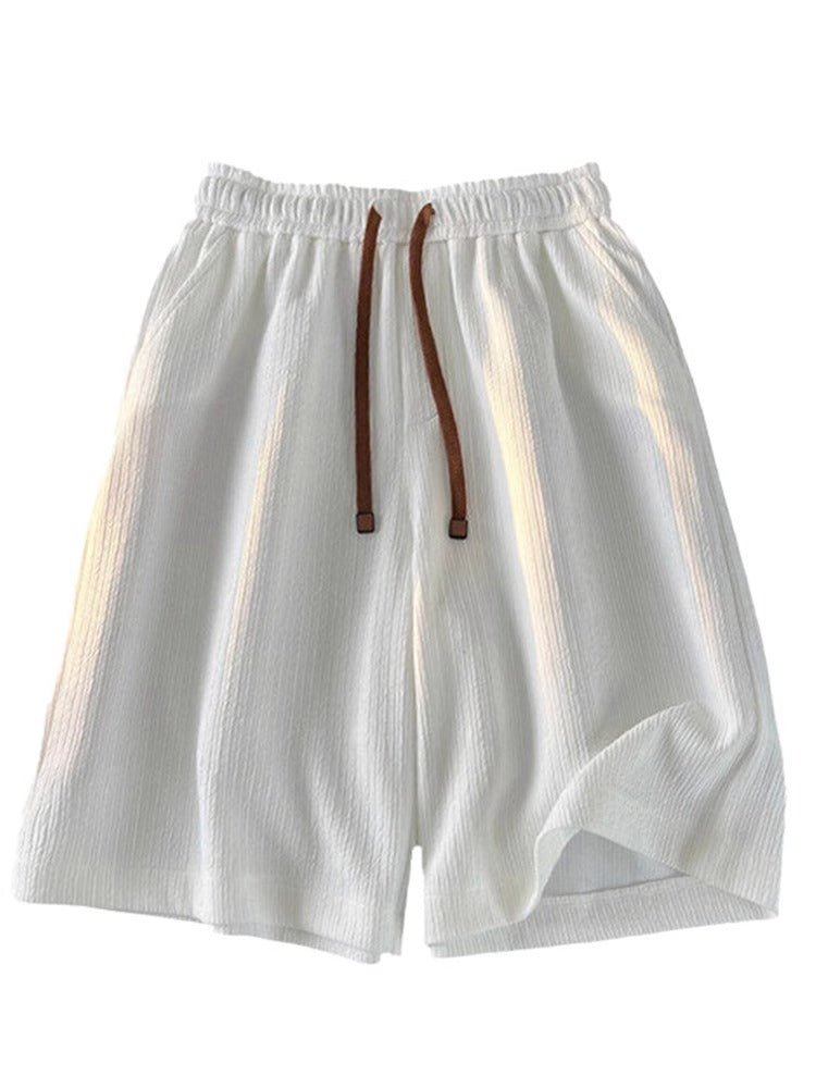 Mens Textured Ice Silk Quick-Dry Shorts