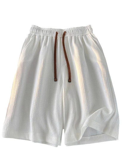 Mens Textured Ice Silk Quick-Dry Shorts