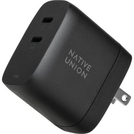 Native Union Fast GaN Charger PD 67W, black