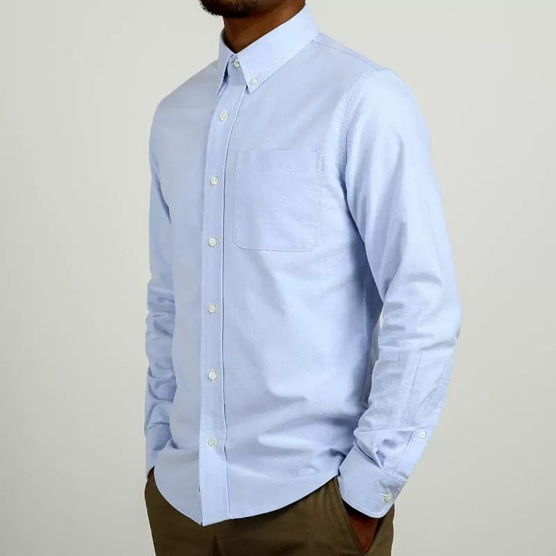 Classic Cotton Blend Dress Shirt