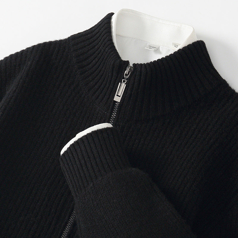 Mens Wool Cardigan