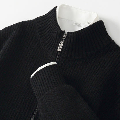 Mens Wool Cardigan