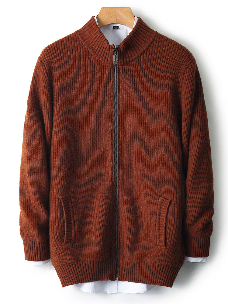 Mens Wool Cardigan