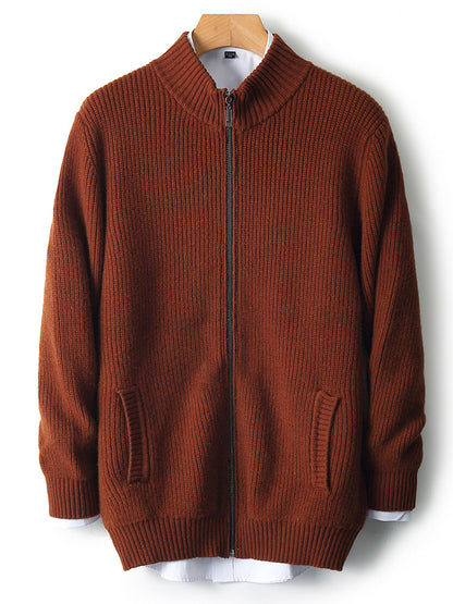 Mens Wool Cardigan