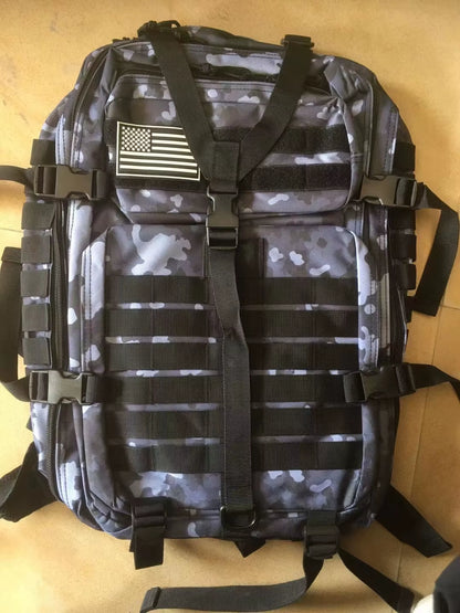 Custom Logo Tactical Backpack Shoulder Bag Waterproof 900D Gym Molle Rucksack Tactical Backpack for Hiking Travel Backpack