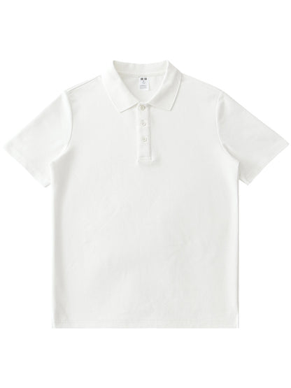 Men's Cotton Polo Shirt Short Sleeve Casual