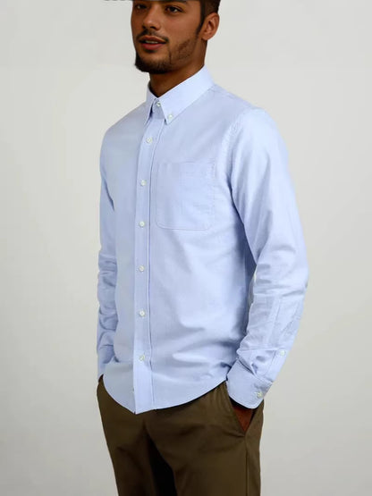 Classic Cotton Blend Dress Shirt