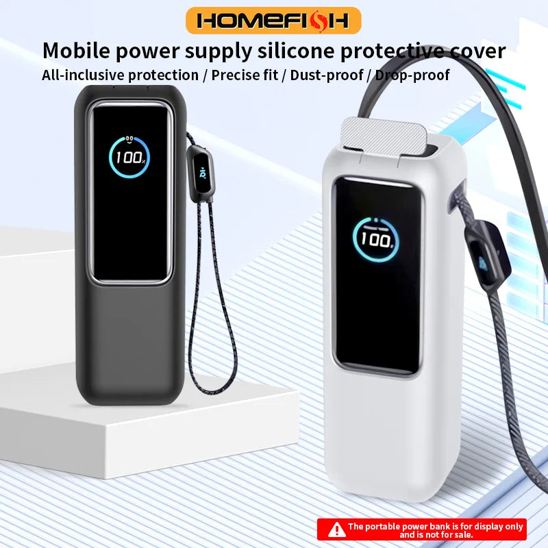 Suitable for Anker Zolo Portable Power Bank (25000Mah 165W) - All-Round Silicone Protective Cover