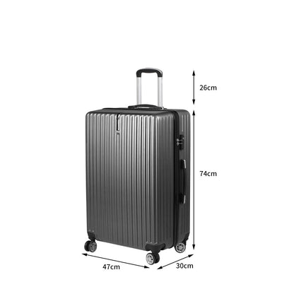 NNEIDS Slimbridge 28" Inch Luggage Suitcase Grey 28 inch