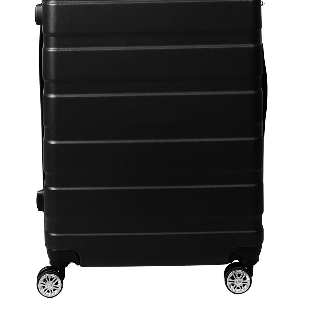 NNEIDS Slimbridge 3PC Luggage sets Suitcase Black