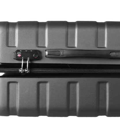 NNEIDS Slimbridge 3PC Luggage sets Suitcase Black