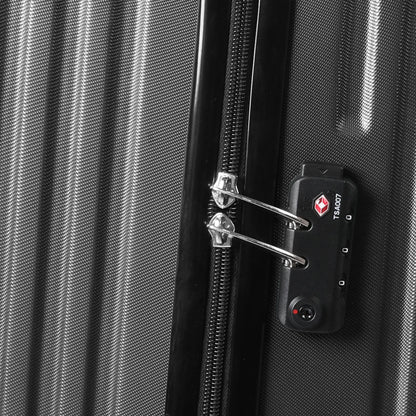 Slimbridge 24" Inch Luggage Suitcase Black 24 inch
