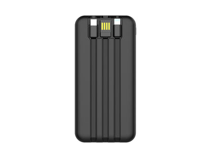 Techancy Power Bank 10000 Mah 22.5w  TF2782, Cabo De Carregamento Type-C+Lightning+ Usb 3in1, Ecrã Digital De Potência-2