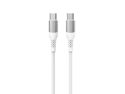Techancy Cabo De Dados Pd De Alta Velocidade TB1719, Carregamento De Tipo C Para Tipo C 60wpd, Cabo Entrançado De 1,2m