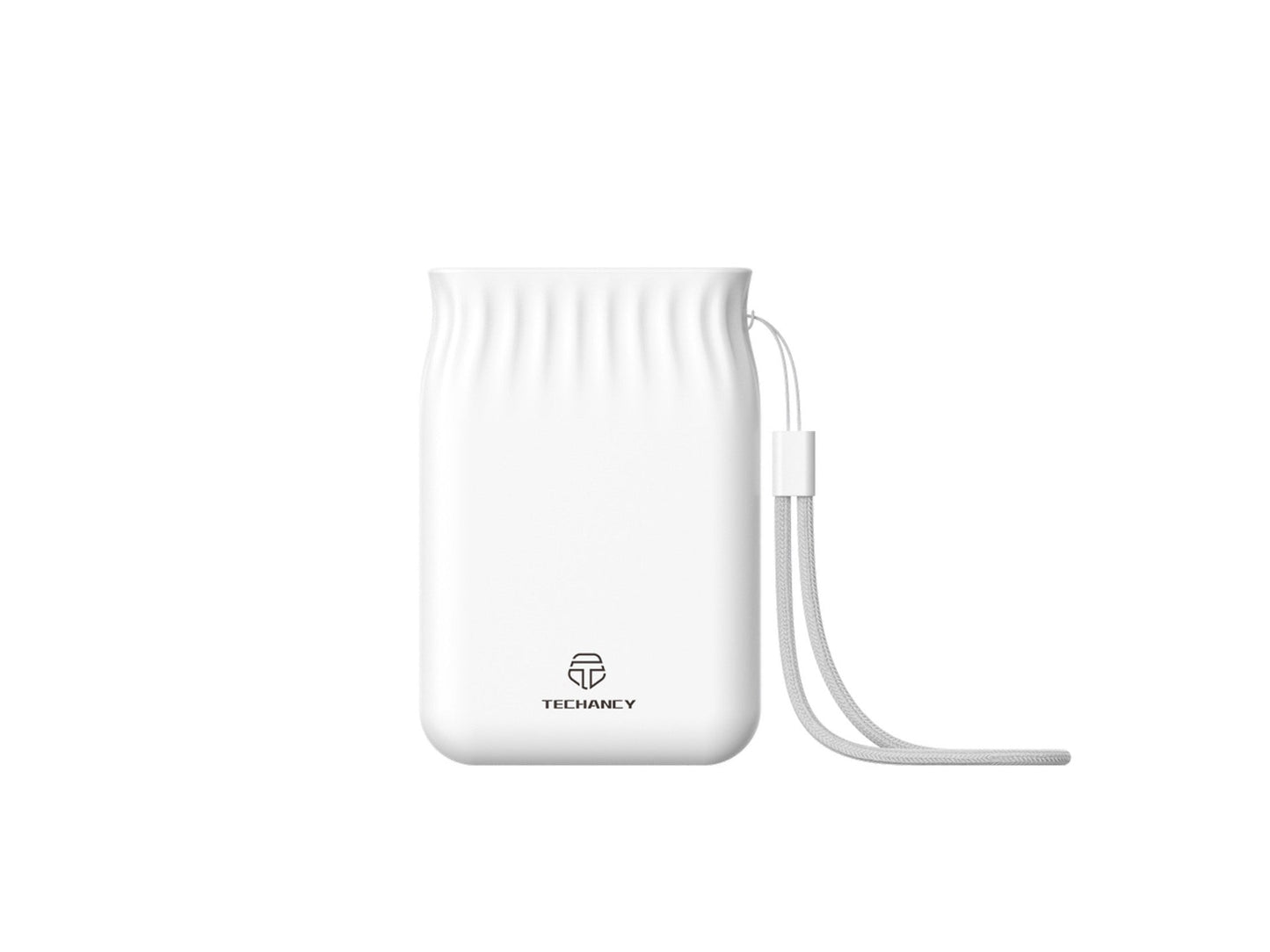 Techancy 6500mah Power Bank Branco TF2772，Carregamento De Telemóvel/Tablet Compatível Com 2A, Fonte De Alimentação Portátil-0