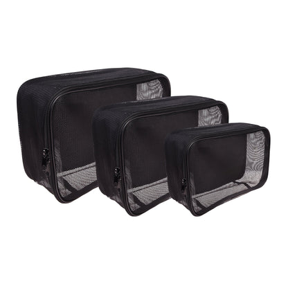 Mesh Travel Makeup Bag - Portable Make Up Organizer